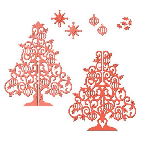 Spellbinders - Holiday Collection - Christmas - Shapeabilities Die - 3D Christmas Tree