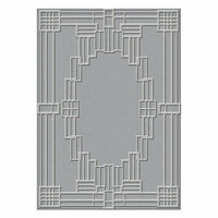 Spellbinders - Art Deco Collection - Texture Plates - Deco Squared