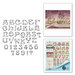 Spellbinders - Art Nuveau Collection - Shapeabilities Die - Nouveau Font