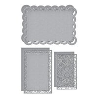 Spellbinders - Make a Scene Collection - Etched Dies - Scallop Facade Frame