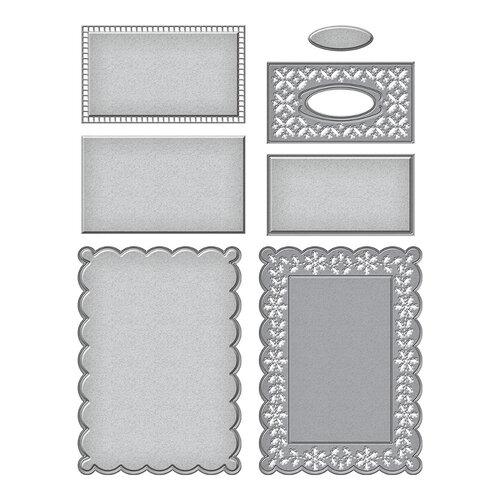 Spellbinders - Garden Shutters Collection - Etched Dies - Eyelet Lace Frame