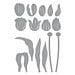Spellbinders - Simon Hurley - Tulip Garden Collection - Etched Dies - Tulip Trio