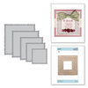 Spellbinders - Special Moments Collection - Shapeabilities Dies - Vintage Stitched Squares