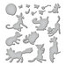 Spellbinders - Simon Hurley - Etched Dies - Purrfect Cats