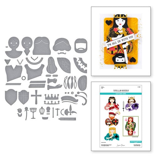 Spellbinders - Jack of All Trades Collection - Etched Dies - Reversible Royal Court