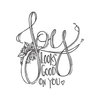 Spellbinders - Tammy Tutterow Collection - Clear Acrylic Stamps - Joy Looks Good On You