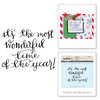 Spellbinders - 3D Shading Cling Stamps - Sentiments II