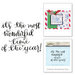 Spellbinders - 3D Shading Cling Stamps - Sentiments II