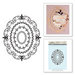 Spellbinders - Rubber Stamps - Oval Opulence