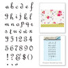 Spellbinders - Joyous Celebrations Collection - Rubber Stamps - Alphabet Lower