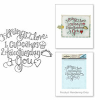 Spellbinders - Happy Grams 3 Collection - Cling Mounted Stamps - Things I Love