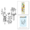 Spellbinders - Bible Journaling Collection - Clear Acrylic Stamps - Birdhouse