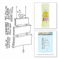 Spellbinders - Bible Journaling Collection - Clear Acrylic Stamps - Singing Bird