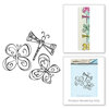 Spellbinders - Bible Journaling Collection - Clear Acrylic Stamps - Butterflies