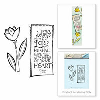 Spellbinders - Bible Journaling Collection - Clear Acrylic Stamps - Take Delight