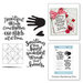 Spellbinders - Sew Sweet Collection - Clear Acrylic Stamps - Hashtag Handmade
