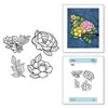 Spellbinders - Just Add Color Collection - Cling Mounted Rubber Stamps - Large Peonies