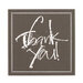 Spellbinders - PA Scribe Collection - Clear Photopolymer Cling Stamps - Thank You