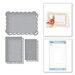 Spellbinders - Make A Scene Collection - Etched Dies - Scallop Facade Frame Bundle