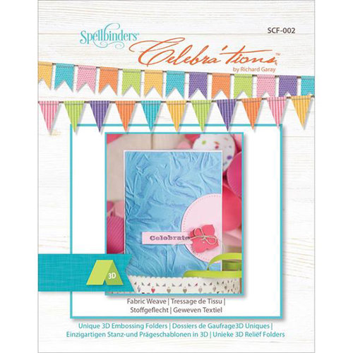 Richard Garay - Celebrations Collection - Embossing Folders - Fabric Weave