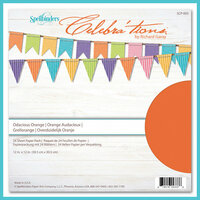 Richard Garay - Celebrations Collection - 12 x 12 Paper Pack - Odacious Orange