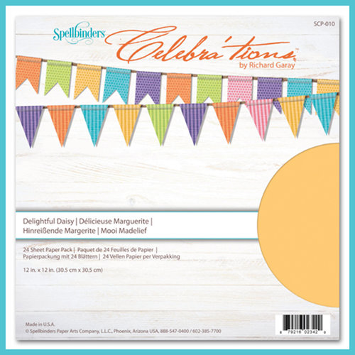 Richard Garay - Celebrations Collection - 12 x 12 Paper Pack - Delightful Daisy