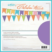 Richard Garay - Celebrations Collection - 12 x 12 Paper Pack - Lovely Lavender