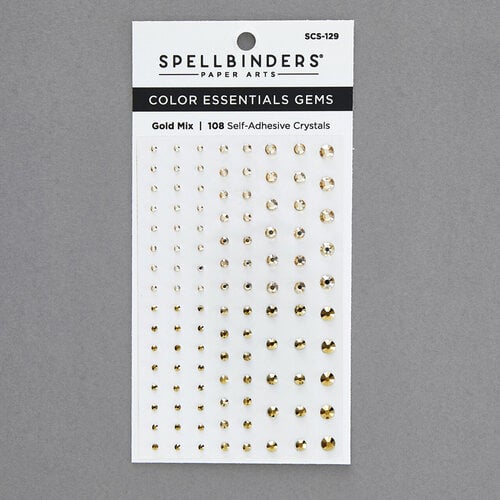 Spellbinders - Color Essentials Gems - Gold Mix