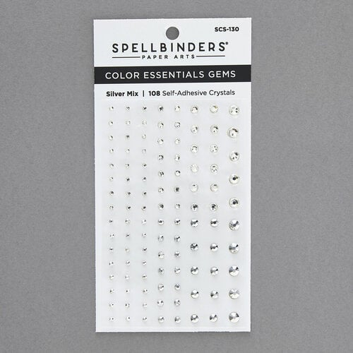 Spellbinders - Self Adhesive Gems - Silver Mix