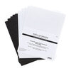 Spellbinders - Pop-Up Die Cutting Glitter Foam Sheets - 8.5 x 11 - Black and White