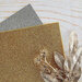 Spellbinders - Pop-Up Die Cutting Glitter Foam Sheets - 8.5 x 11 - Gold and Silver