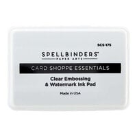 Spellbinders - Card Shoppe Essentials Collection - Embossing and Watermark Ink Pad - Clear