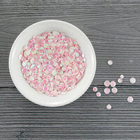 Spellbinders - Card Shoppe Essentials Collection - Faceted Sequins - Pink Opalescent