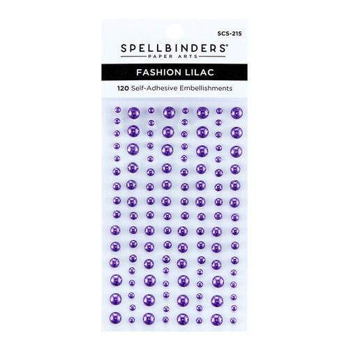 Spellbinders - Color Essentials Collection - Fashion Pearl Dots - Lilac