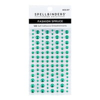 Spellbinders - Card Shoppe Essentials Collection - Fashion Pearl Dots - Spruce