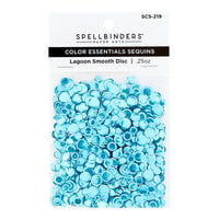 Spellbinders - Card Shoppe Essentials Collection - Sequins - Smooth Discs - Lagoon