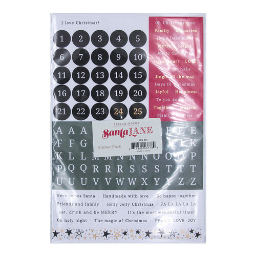 Spellbinders - Santa Lane - Sticker Pack