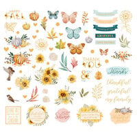 Spellbinders - Serenade Of Autumn Collection - Printed Die Cuts