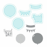 Spellbinders - Celebrations Days Collection - Die and Clear Acrylic Stamp Set - Special Day