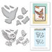 Spellbinders - Earth Air Water Collection - Die and Cling Mounted Rubber Stamps - Owl