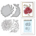 Spellbinders - Earth Air Water Collection - Die and Cling Mounted Rubber Stamps - Chrysanthemum