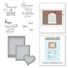 Spellbinders - My Little Red Wagon Collection - Die and Cling Mounted Stamps - Labels of Love