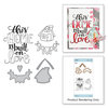 Spellbinders - Sew Sweet Collection - Die and Cling Mounted Stamps - Built On Love