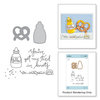 Spellbinders - The Perfect Match Collection - Die and Cling Mounted Stamps - Twisted