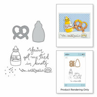 Spellbinders - The Perfect Match Collection - Die and Cling Mounted Stamps - Twisted