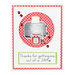 Spellbinders - The Perfect Match Collection - Die and Cling Mounted Stamps - Toast with Jam 'n Bread