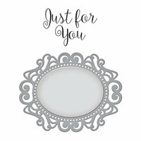 Spellbinders - Die and Clear Acrylic Stamp Set - Just For You