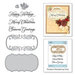 Spellbinders - A Charming Christmas Collection - Die and Cling Mounted Rubber Stamps - Christmas Stamp