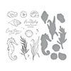 Spellbinders - Etched Dies and Clear Photopolymer Stamps - Seahorse Garden