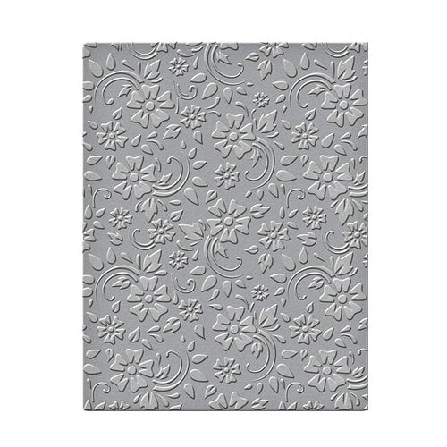 Spellbinders - Embossing Folder - Flowers and Leaves